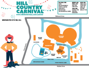 Hill Country Carival Map