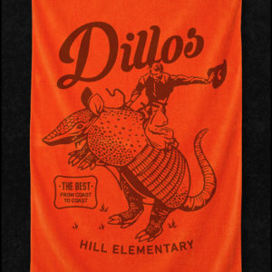 Hill Dillo Beach Towel